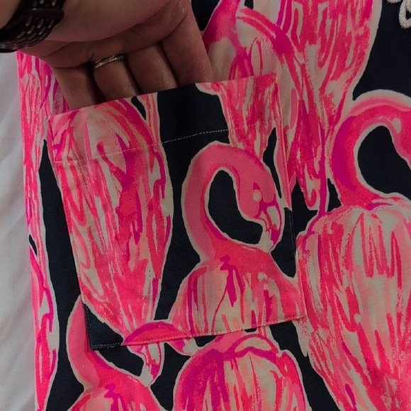 Lilly Pulitzer Vibrant Pink and Blue Mini Dress - Picture 4 of 4